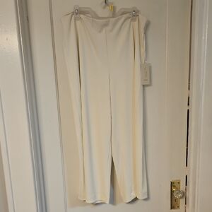 Joie Cream Wide Leg Pants. Size XL.